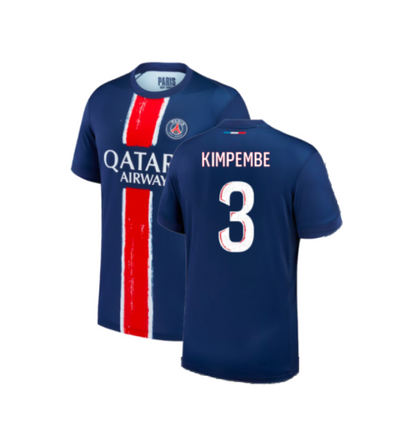 Paris Saint-Germain Football Club 2024-2025 Season Home Jersey