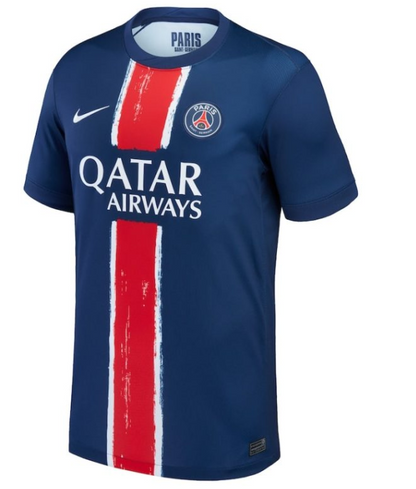 Paris Saint-Germain Football Club 2024-2025 Season Home Jersey