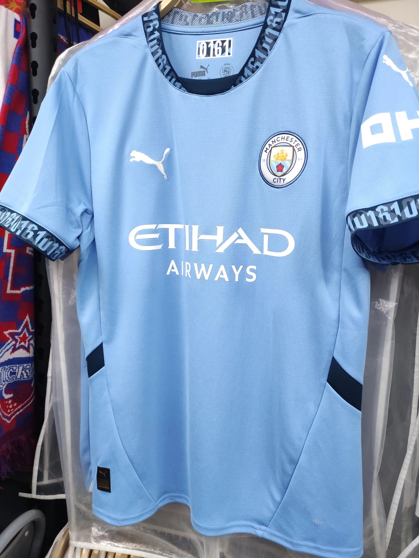 Manchester City Football Club 2024-2025 Season Home Jersey