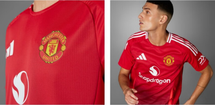 Manchester United Football Club 2024-2025 Season Home Jersey