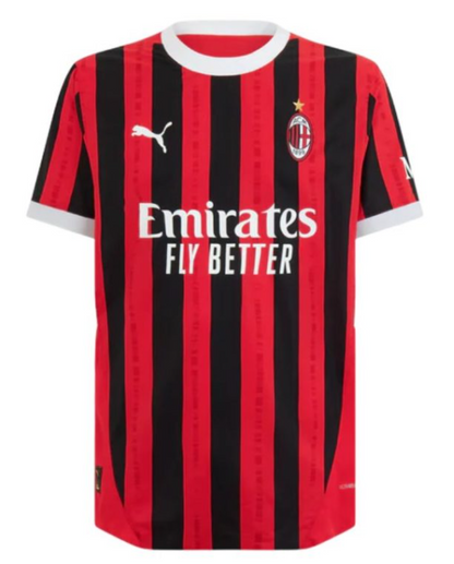 AC Milan Football Club 2024-2025 Season Home Jersey