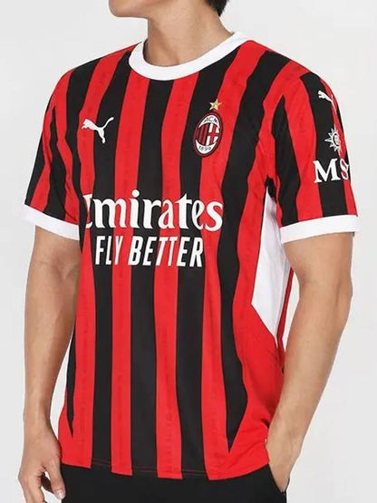 AC Milan Football Club 2024-2025 Season Home Jersey